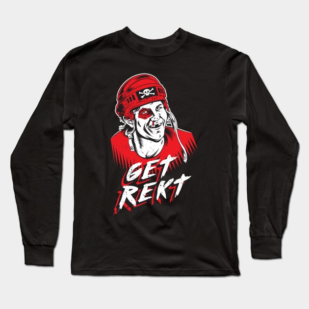 Get Rekt Long Sleeve T-Shirt by RynoArts